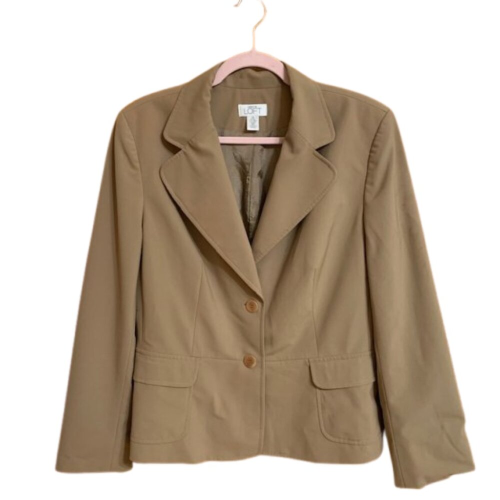 LOFT Tan Blazer Jacket